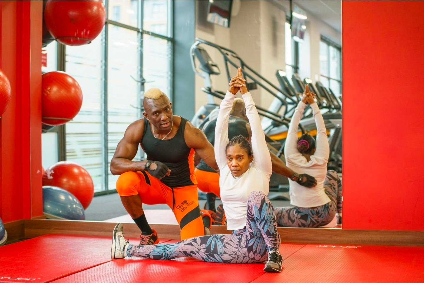 Personal training session at Baltimore Martial Arts Academy in Catonsville